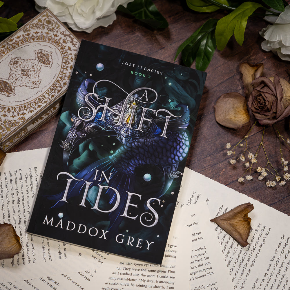 A Shift in Tides Lost Legacies Fantasy Romance Signed Paperback by Maddox Grey