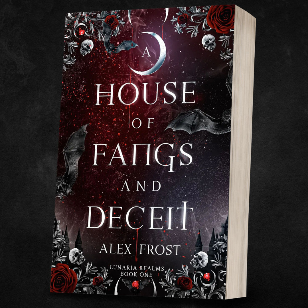 A House of Fangs and Deceit Signed Paperback Spicy Why Choose Romantasy Lunaria Realms