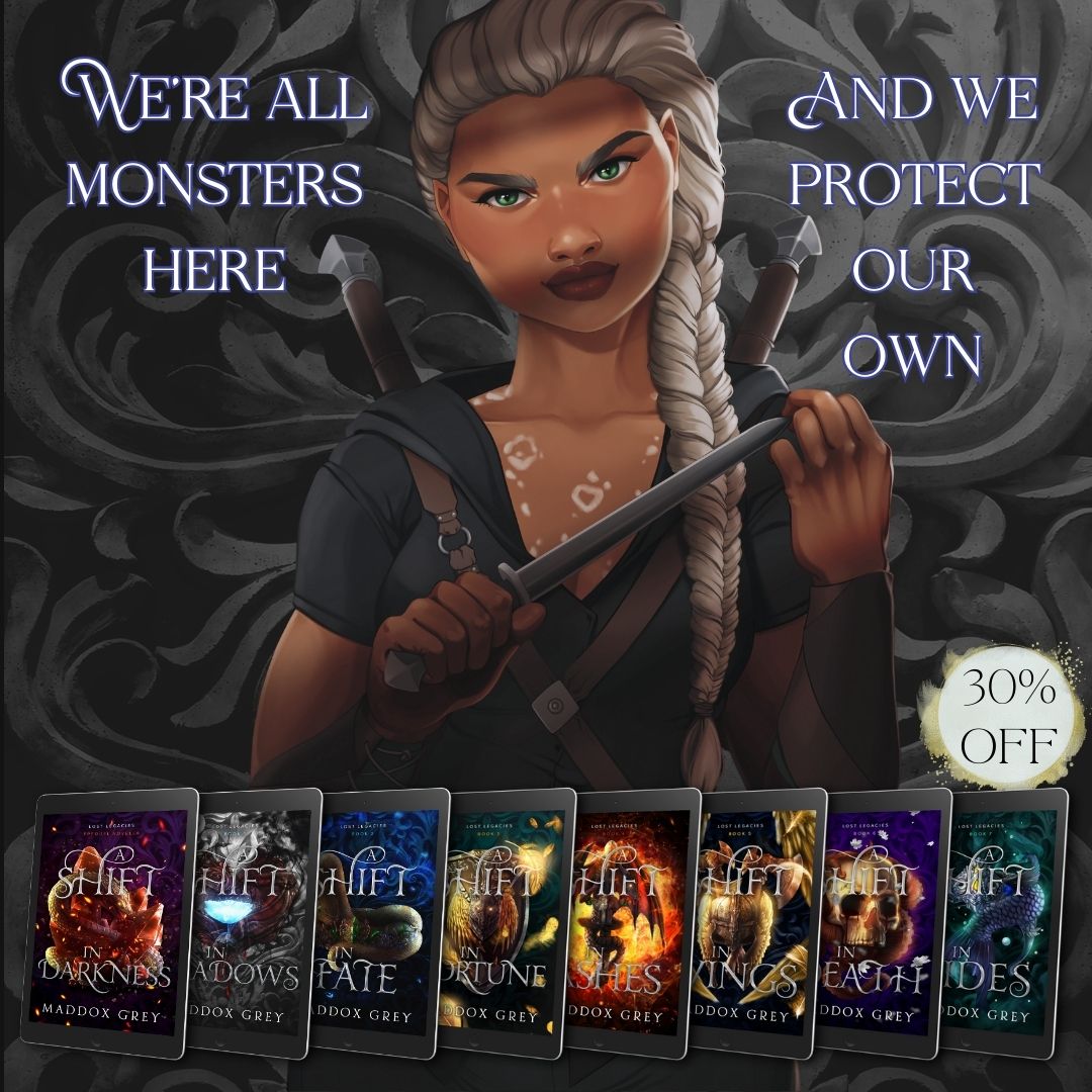 Lost Legacies Urban Fantasy Romance Ebooks by Maddox Grey