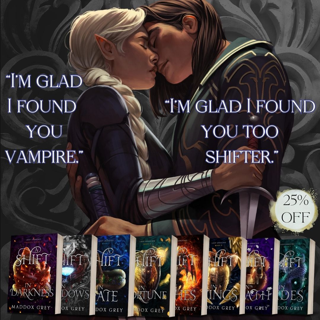 Lost Legacies Urban Fantasy Romance Paperbacks by Maddox Grey