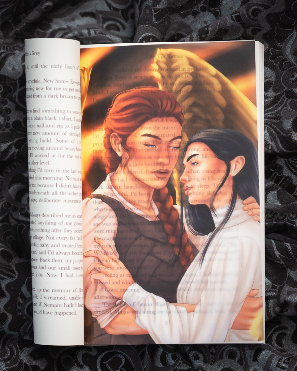 Sapphic Fantasy Romance A Shift in Fortune by Maddox Grey