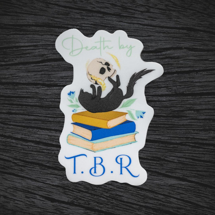 Greymalkin Press Death by TBR Sticker