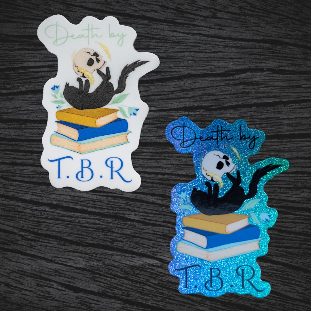 Greymalkin Press Death by TBR Sticker