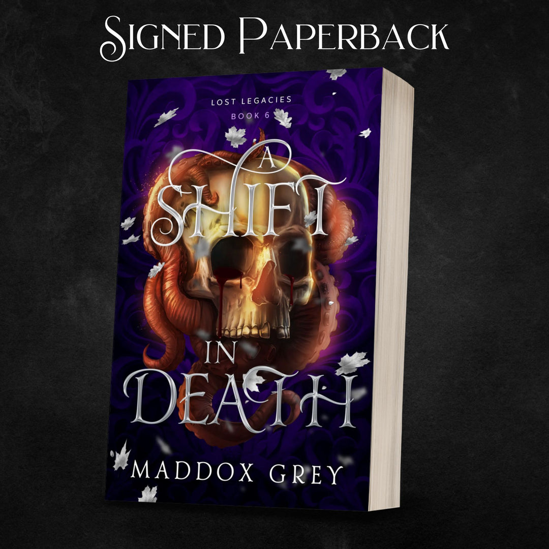 A Shift in Death Lost Legacies Fantasy Romance Signed Paperback by Maddox Grey