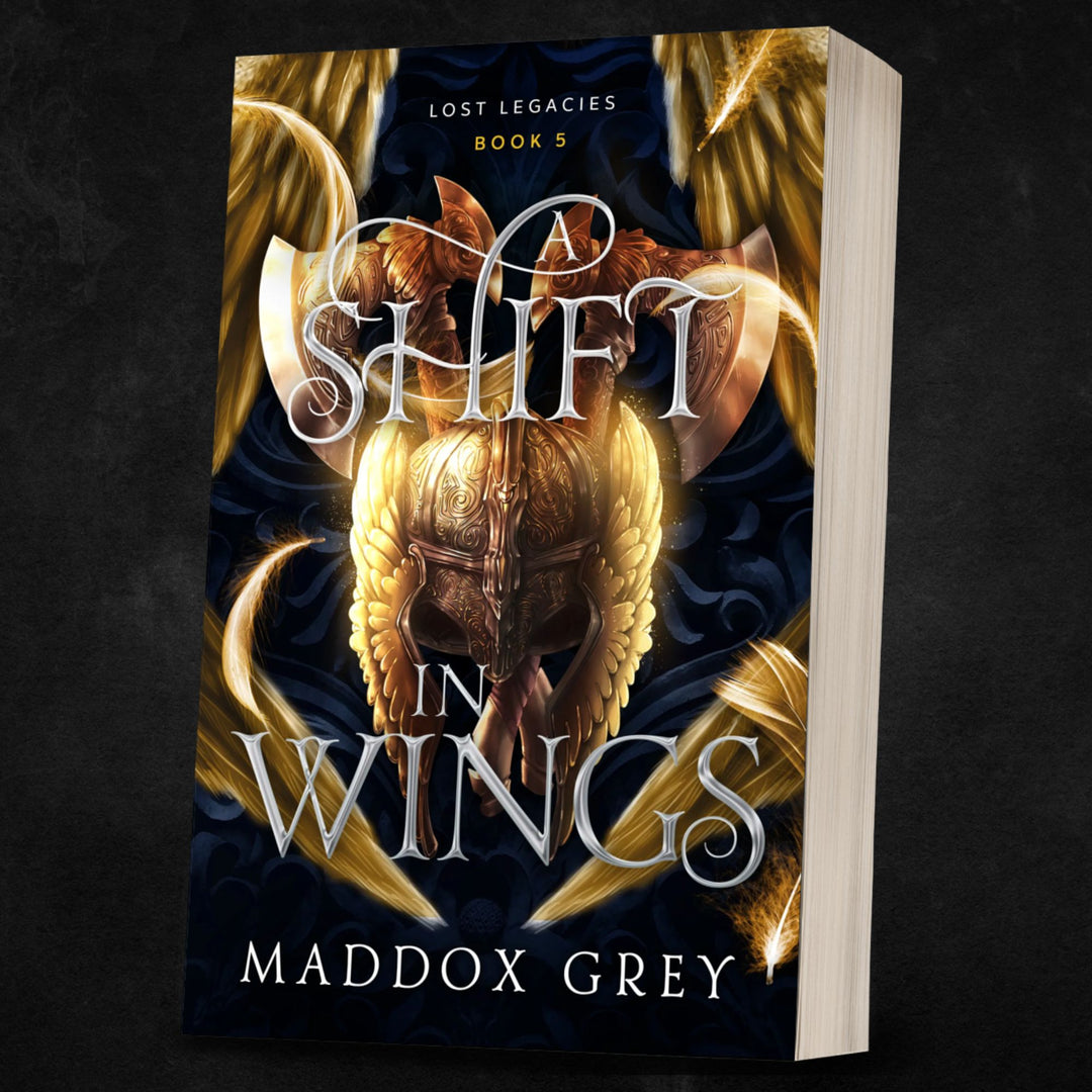 A Shift in Wings Lost Legacies Fantasy Romance Signed Paperback by Maddox Grey