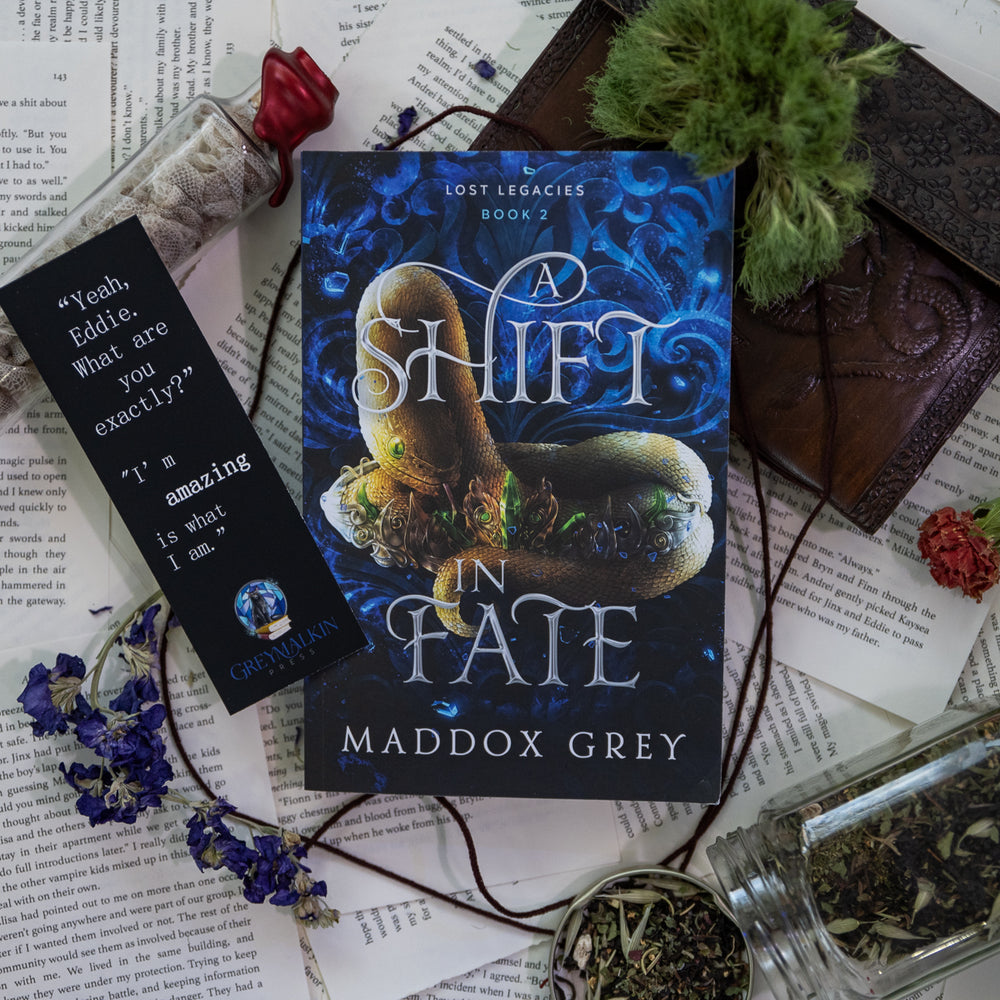 Fantasy Romance Book A Shift in Fate from the Lost Legacies series by Maddox Grey