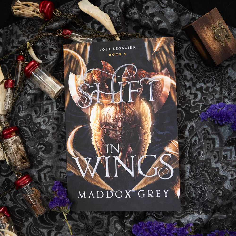 A Shift in Wings Lost Legacies romantic fantasy by Maddox Grey