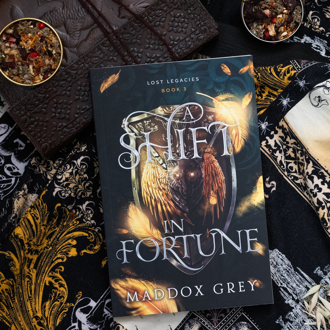 Sapphic Fantasy Romance A Shift in Fortune by Maddox Grey