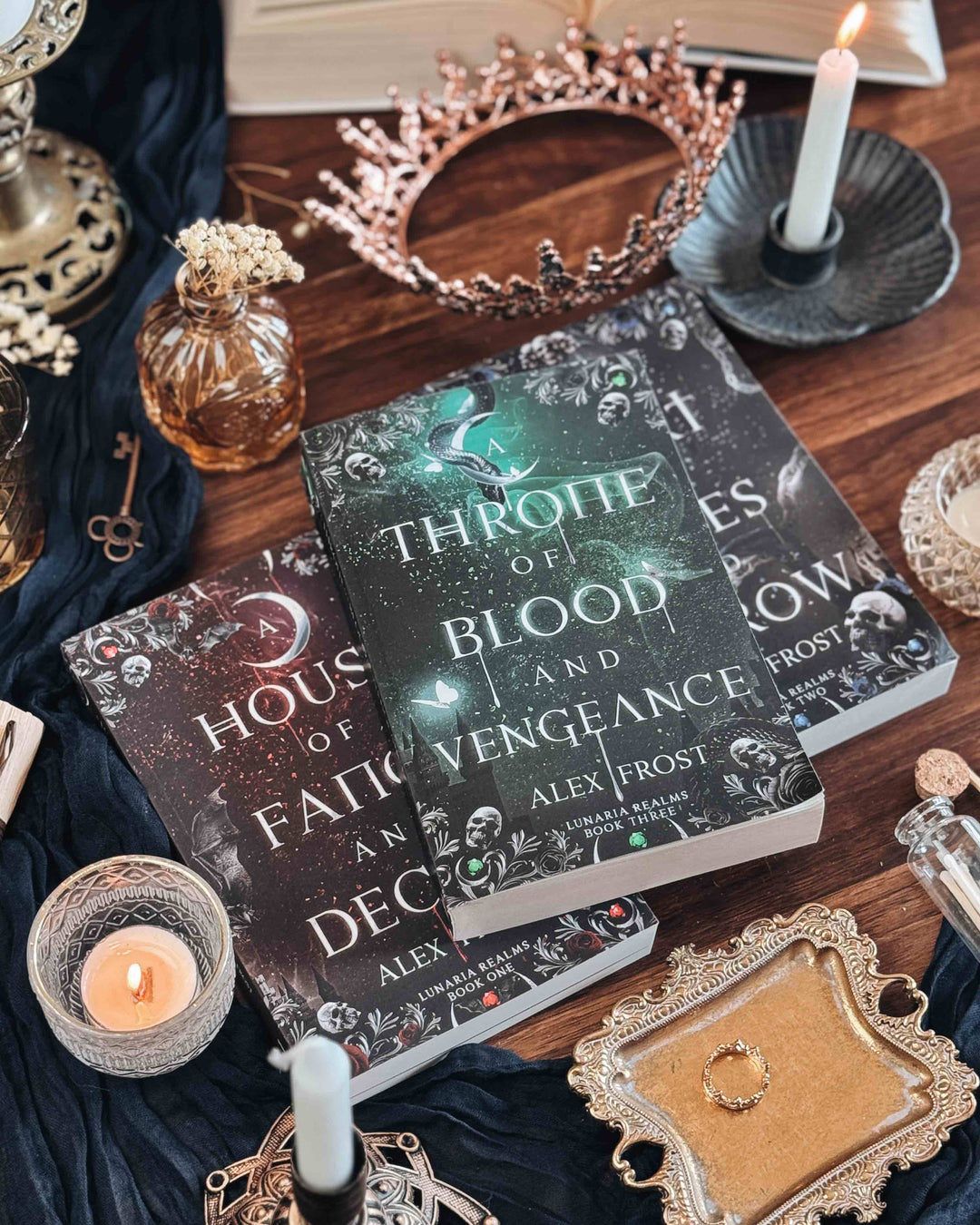Lunaria Realms trilogy by Alex Frost