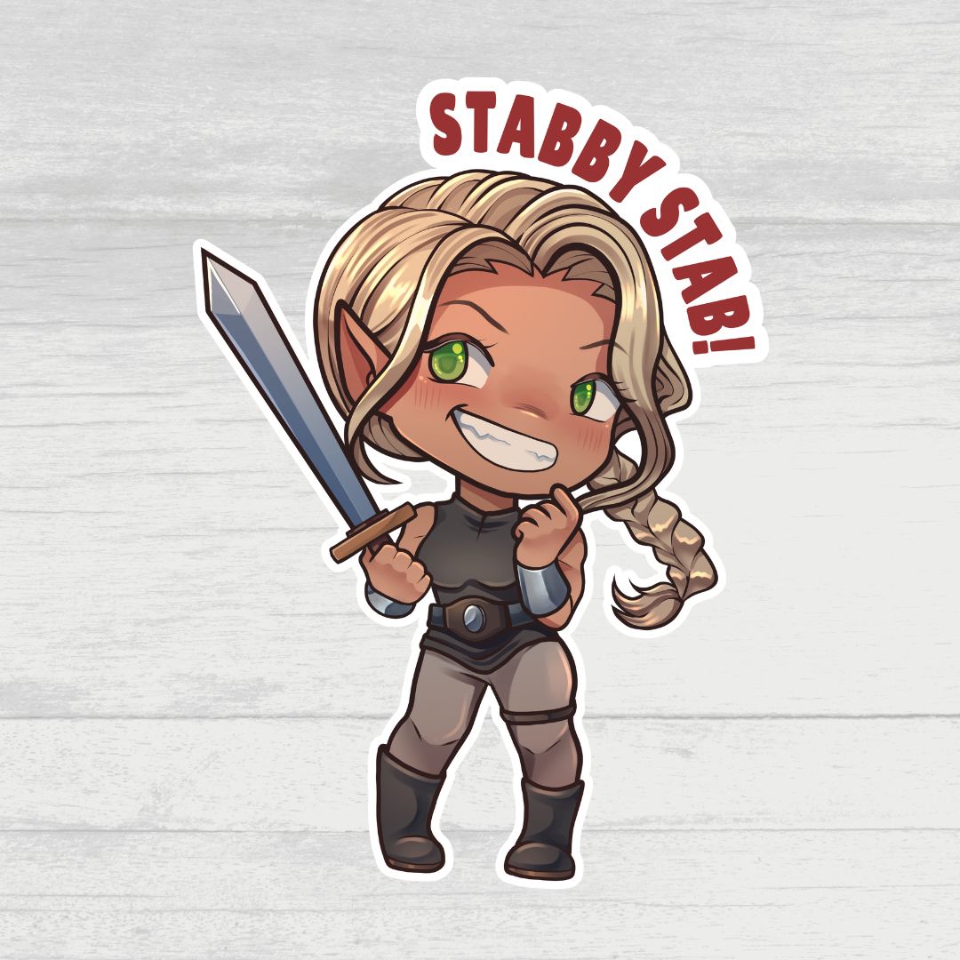 Nemain Chibi Sticker - Lost Legacies Book Series