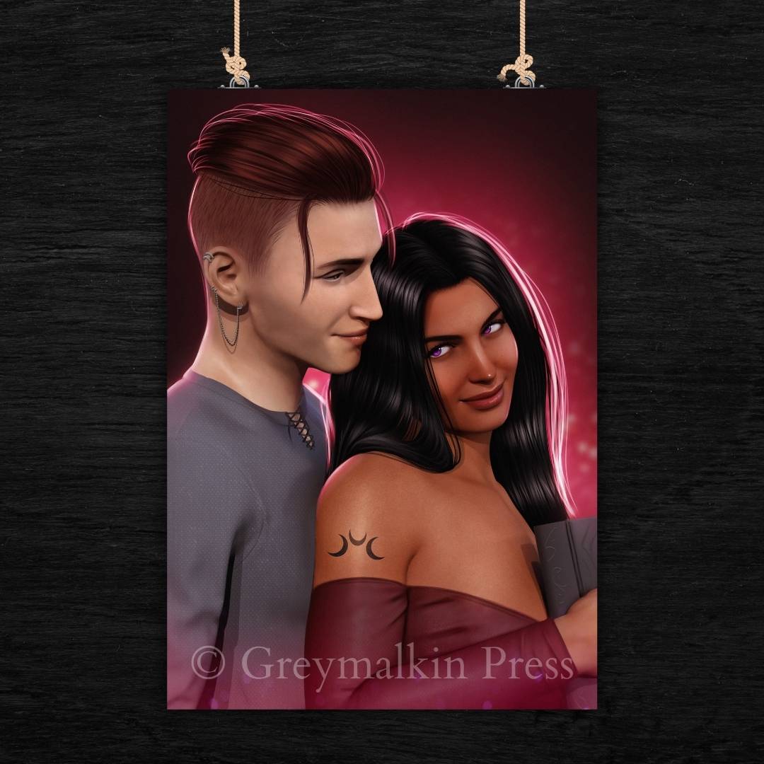 Samara and Roth from why choose romantasy by Lunaria Realms
