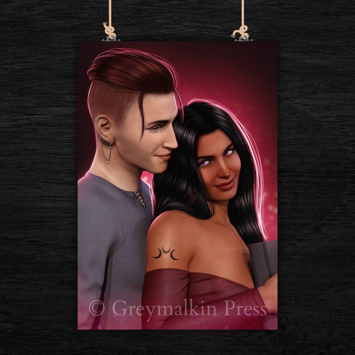 Samara and Roth from why choose romantasy by Lunaria Realms