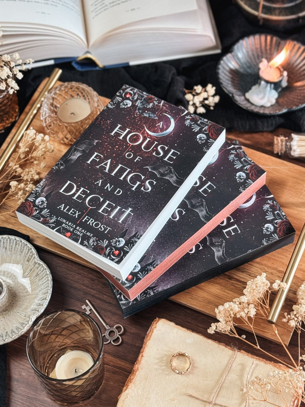 A House of Fangs & Deceit [PAPERBACK] - Greymalkin Press