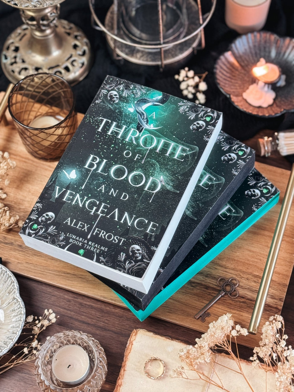 A Throne of Blood and Vengeance [PAPERBACK] - Greymalkin Press