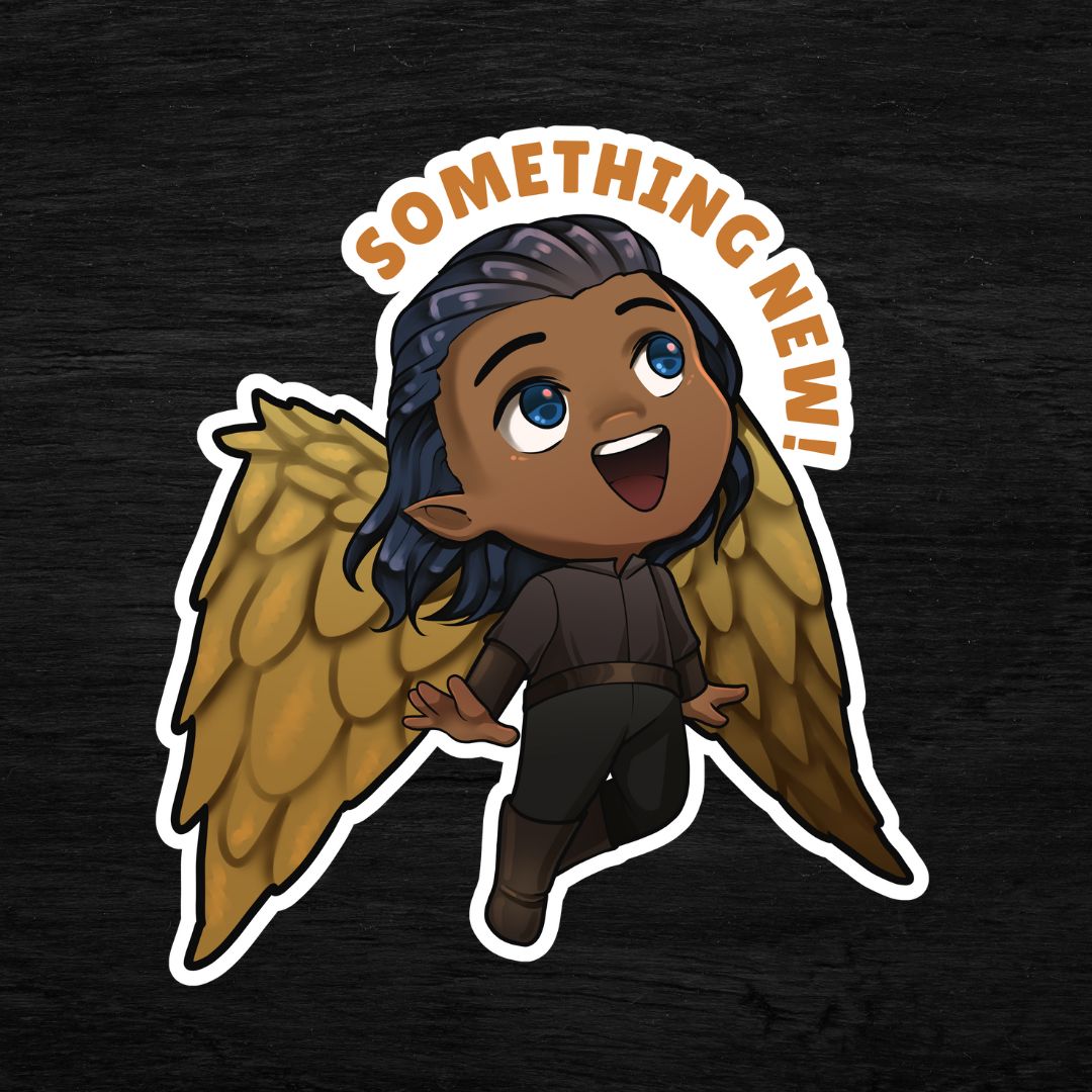 Chibi Stickers + Bookmark (Set 2) - Greymalkin Press