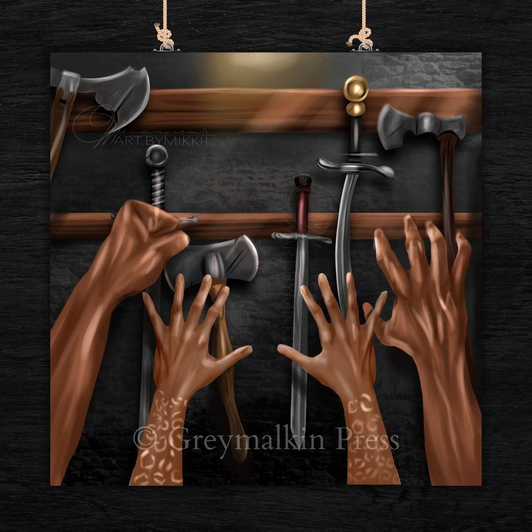 Nemain and Mikhail - Hands - Greymalkin Press